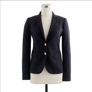 J crew 12 TALL black blazer